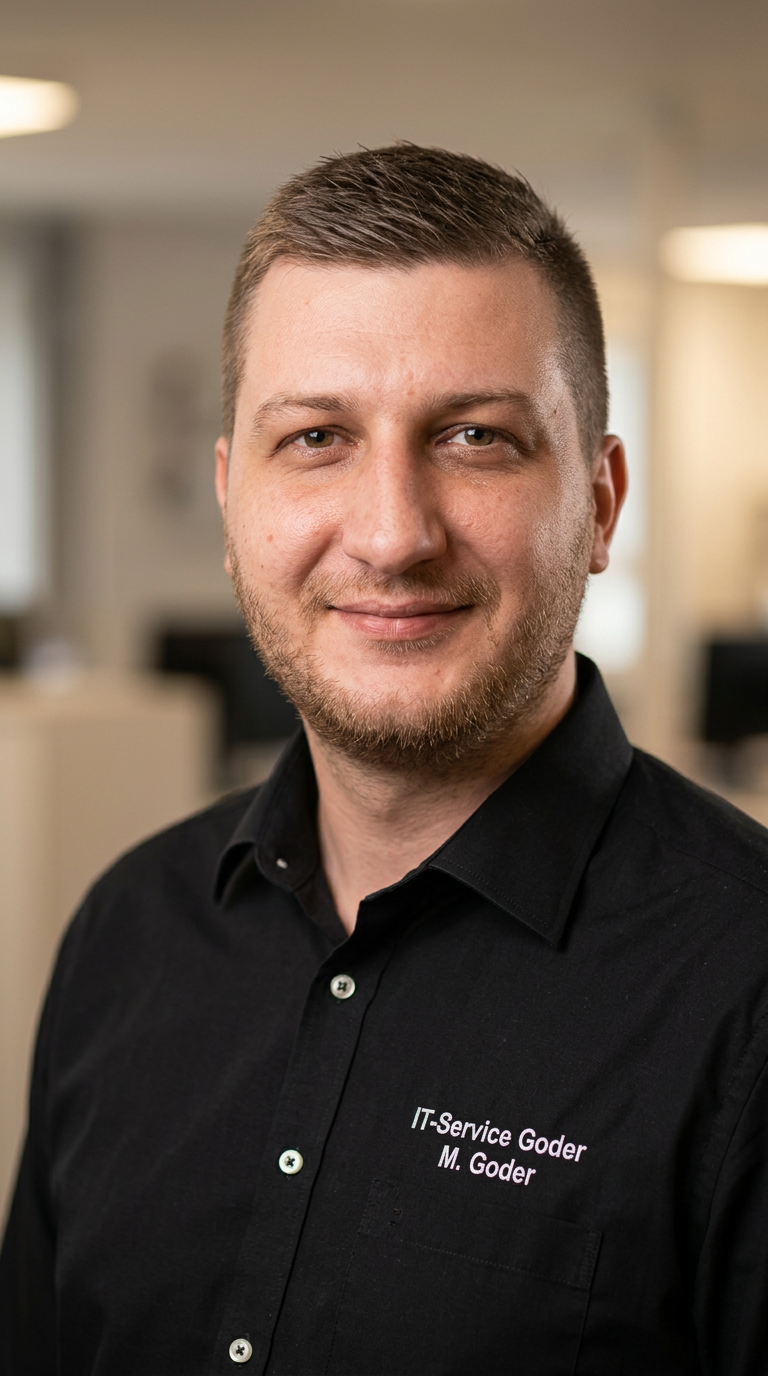 Michele Matthias Goder, Geschäftsführer von IT-Service Goder